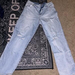 Fashion nova Light Blue Distressed Women Jeans